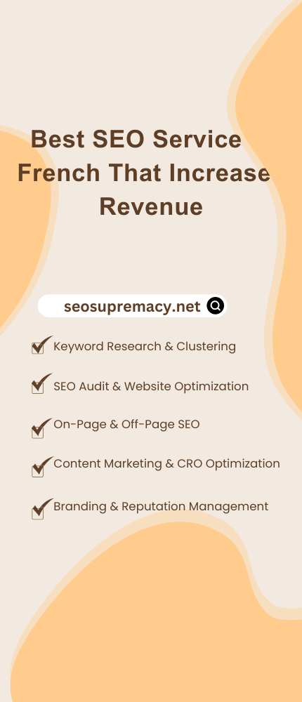 Best SEO Service in French That Increases Revenue