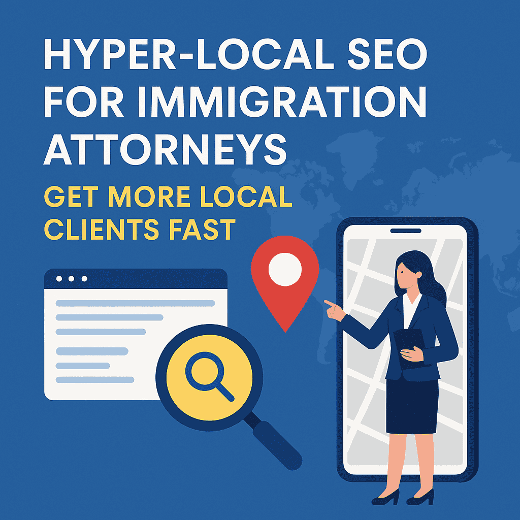 Hyper Local SEO for Immigration Attorneys Get More Local Clients Fast