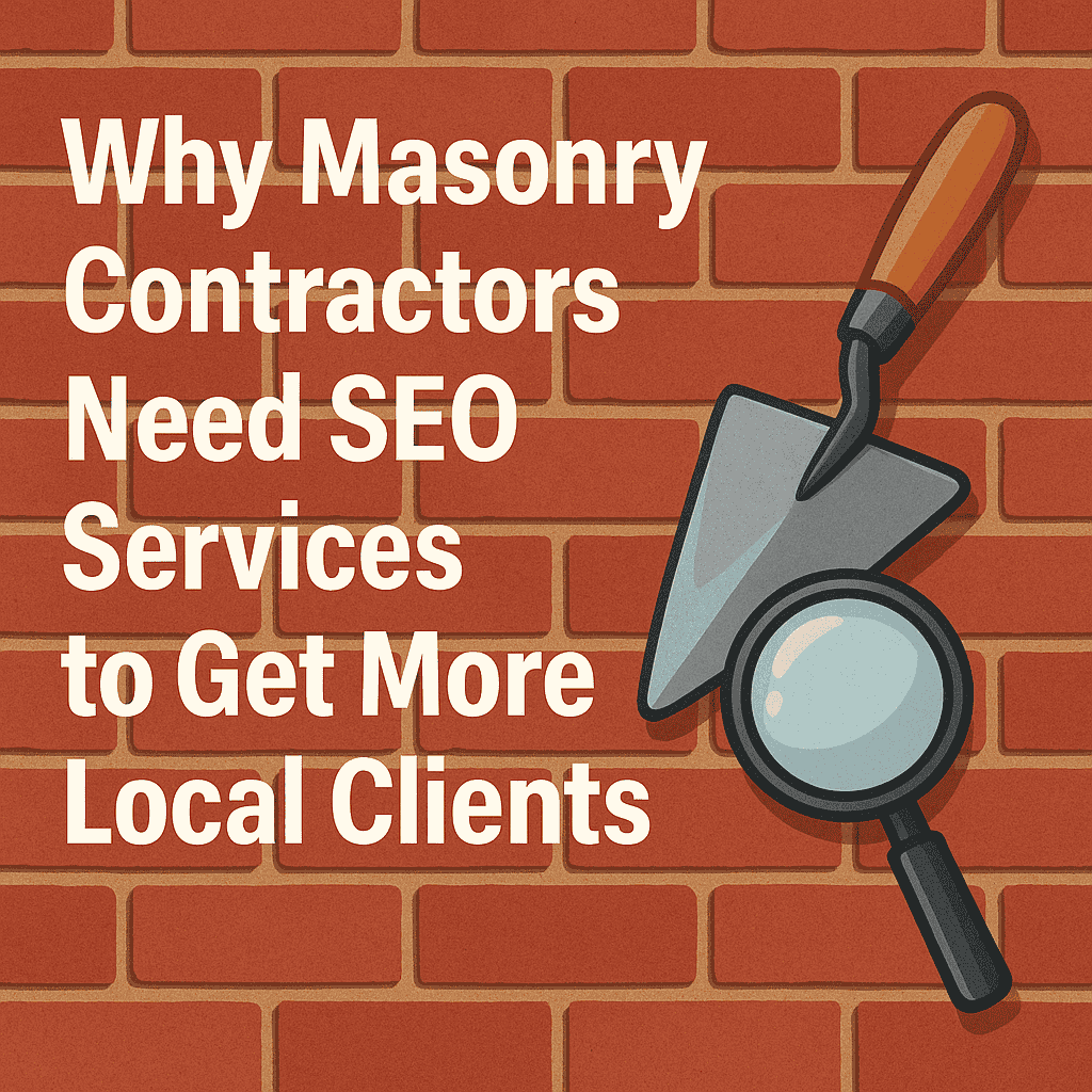 Why Masonry Contractors Need SEO Services to Get More Local Clients