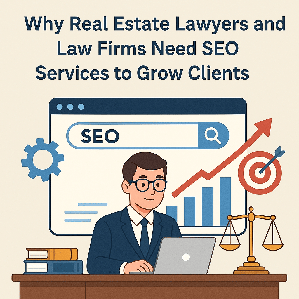 Why Real Estate Lawyers and Law Firms Need SEO Services to Grow Clients