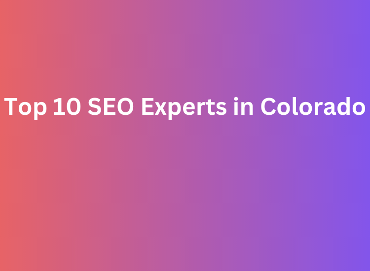 Top 10 SEO Experts in Colorado